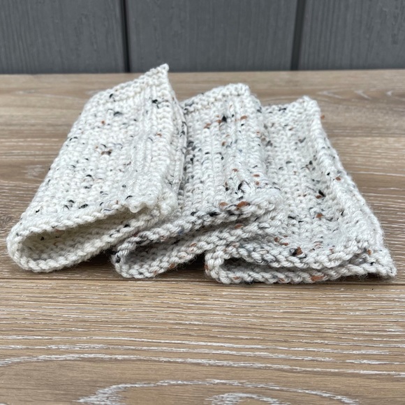 Set of 3 Handmade Multi Shade Grey and Brown Dishcloths - Picture 7 of 9